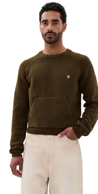 Acne Studios Kangoor Sock Ribs Sweater Brown