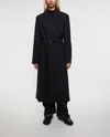 Acne Studios Kappa Pinstripe Wool Svart In Blue