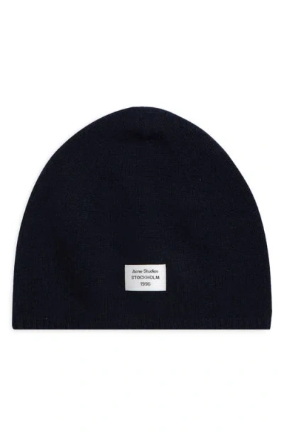Acne Studios Kassia Cashmere Beanie In Blue