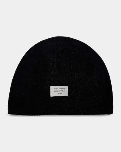Acne Studios Kassias Cashmere Beanie In Black