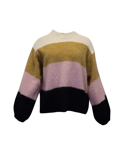 Pre-owned Acne Studios Kazia Oversized Striped Knitted Sweater In Multicolor Acrylic