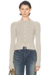 Acne Studios Kephanie Cardigan In Gray
