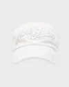 Acne Studios Embroidered-logo Baseball Cap Hat In White