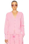 Acne Studios Keven Cardigan In Cameo Pink