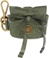 Acne Studios Khaki Multipocket Headphone Case In Green