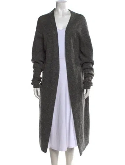 Pre-owned Acne Studios Kid Mohair Sweater In Gray
