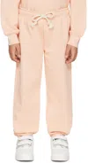 Acne Studios Mini Frack Logo-appliquéd Cotton-jersey Sweatpants In Powder Pink