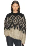 Acne Studios Kinai Tinsel Knit Sweater In Multi