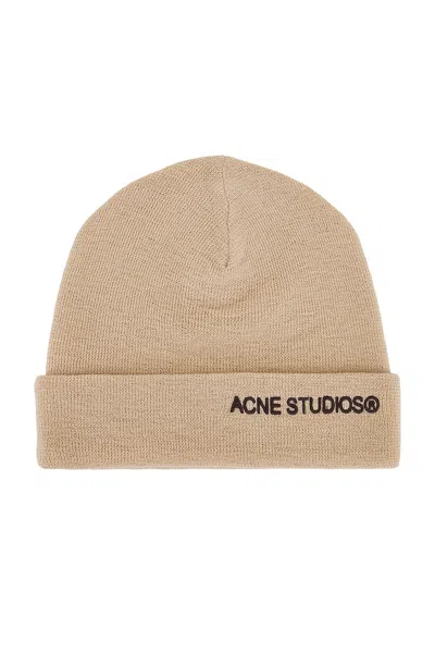 Acne Studios Kinau Beanie In Shell Beige