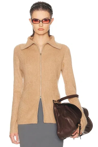 Acne Studios Klango Plush Cardigan In Black