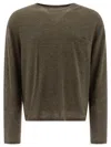 Acne Studios Men Cashmere Crewneck Sweater In Green