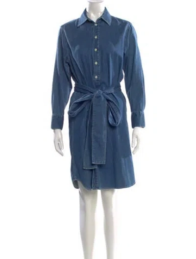 Pre-owned Acne Studios Knee-length Dress In Blue