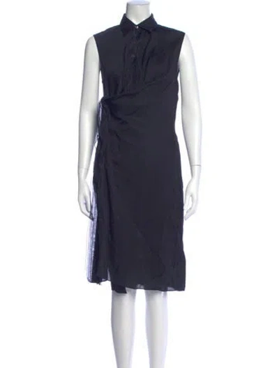 Pre-owned Acne Studios Knee-length Dress In Blue