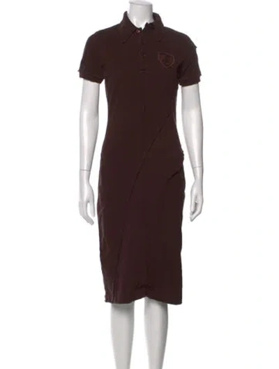 Pre-owned Acne Studios Knee-length Dress In Brown