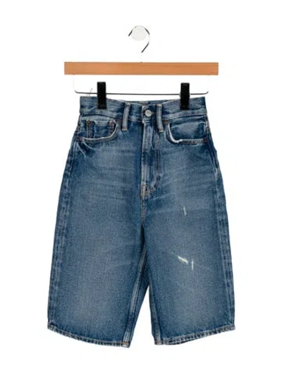 Pre-owned Acne Studios Knee-length Shorts In Blue