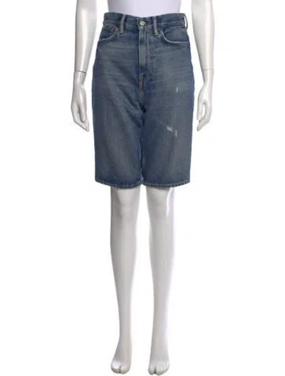 Pre-owned Acne Studios Knee-length Shorts In Blue