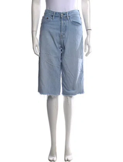 Pre-owned Acne Studios Knee-length Shorts In Blue