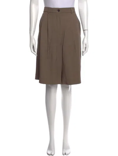 Pre-owned Acne Studios Knee-length Shorts In Brown
