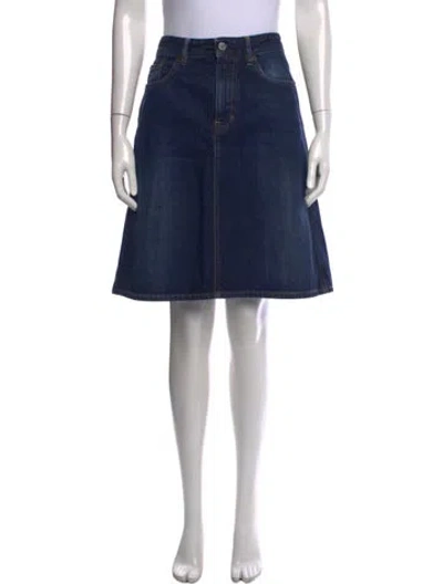 Pre-owned Acne Studios Knee-length Skirt In Blue