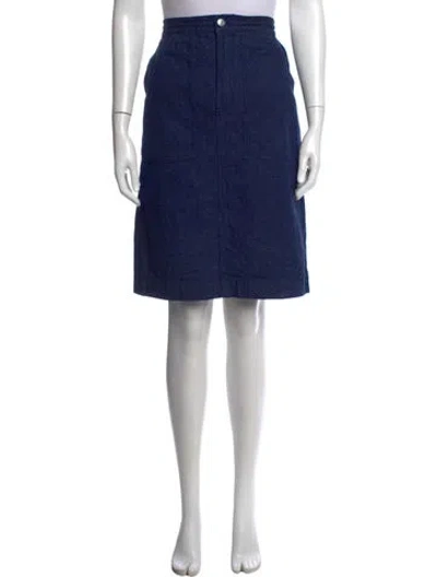 Pre-owned Acne Studios Knee-length Skirt In Blue