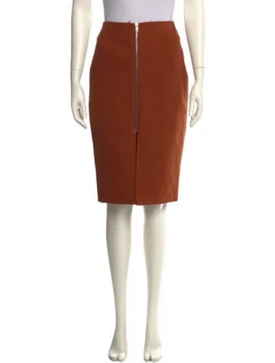 Pre-owned Acne Studios Knee-length Skirt In Brown