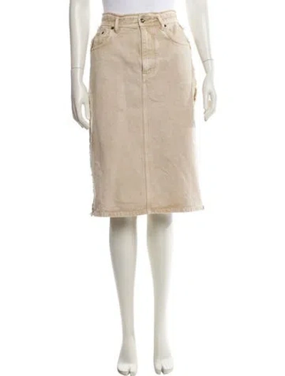 Pre-owned Acne Studios Knee-length Skirt In Neutral
