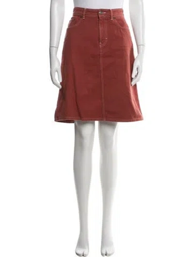 Pre-owned Acne Studios Knee-length Skirt In Red