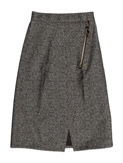 Pre-owned Acne Studios Knee-length Skirt W/ Tags In Gray