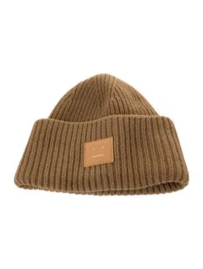 Pre-owned Acne Studios Knit Beanie In Brown