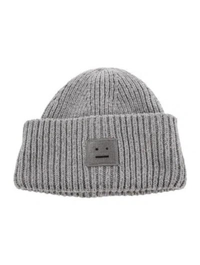 Pre-owned Acne Studios Knit Beanie In Gray