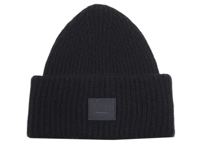Pre-owned Acne Studios Knit Beanie In Black