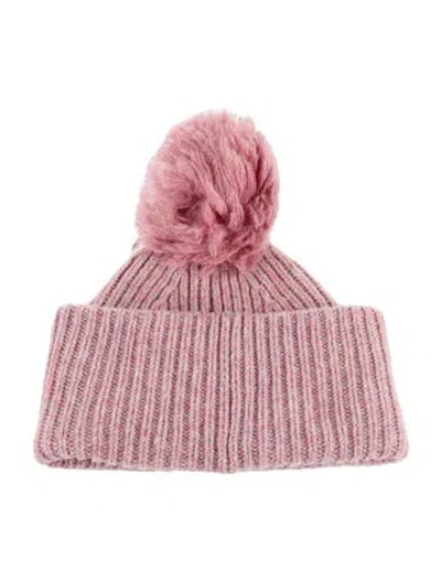Pre-owned Acne Studios Knit Beanie In Pink