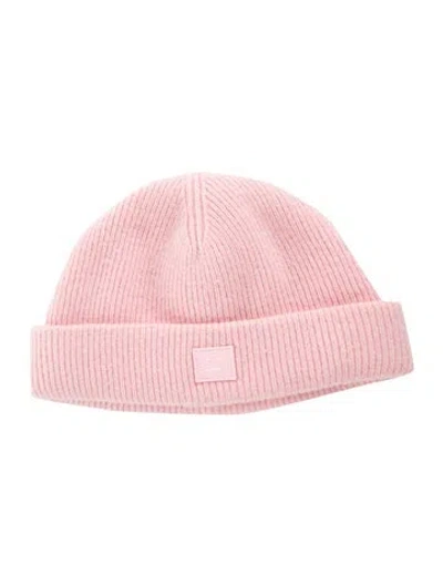 Pre-owned Acne Studios Knit Beanie In Pink