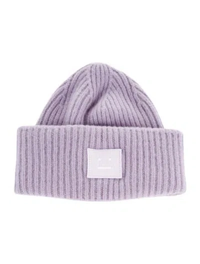 Pre-owned Acne Studios Knit Beanie In Purple