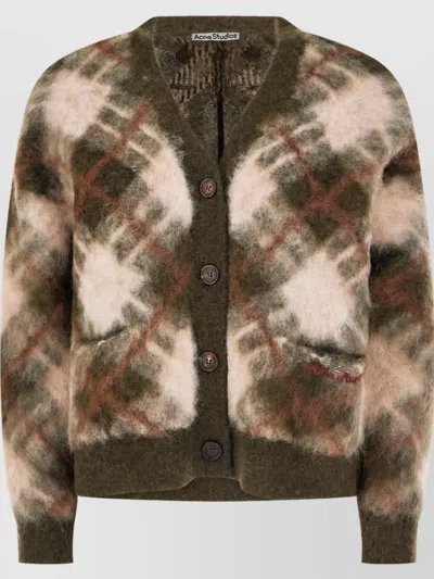 Acne Studios Knit Jacket In Multi