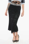 Acne Studios Paint-splatter Knit Skirt