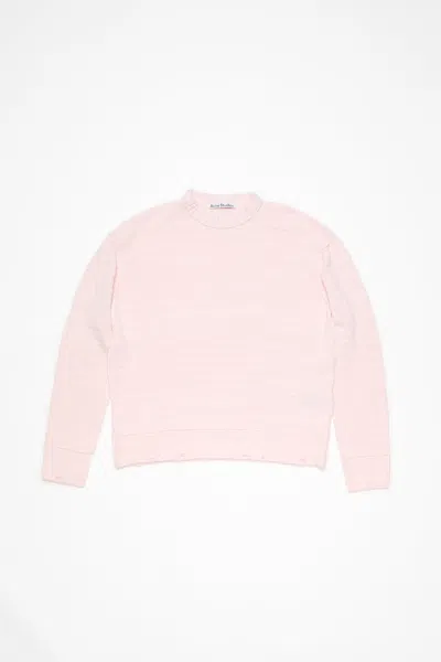 Acne Studios Knit Sweater In Dr5 Baby Pink