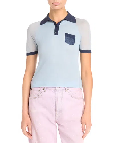 Acne Studios Knit Top In Blue
