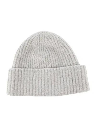 Pre-owned Acne Studios Knit Wool Beanie In Grey