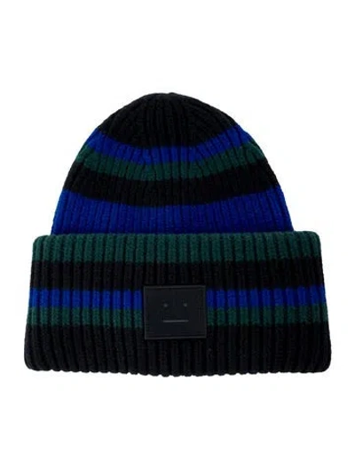 Pre-owned Acne Studios Knitted Beanie In Black