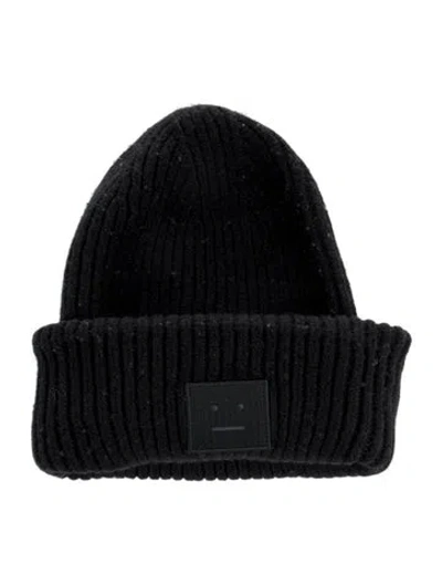Pre-owned Acne Studios Knitted Beanie In Black
