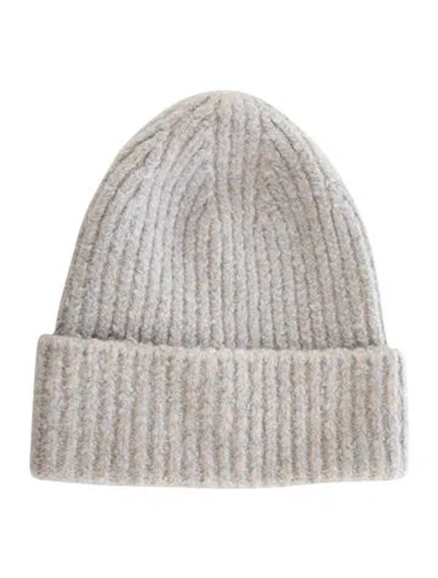 Pre-owned Acne Studios Knitted Beanie In Gray