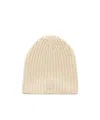 Acne Studios Knitted Beanie In Nude