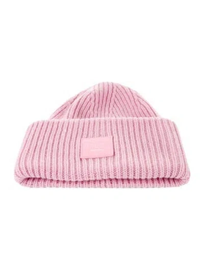 Pre-owned Acne Studios Knitted Beanie In Pink