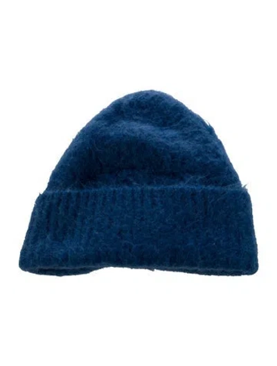 Pre-owned Acne Studios Knitted Beanie  W/tags In Blue