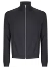Acne Studios Knitted Full-zip Sweater In Black