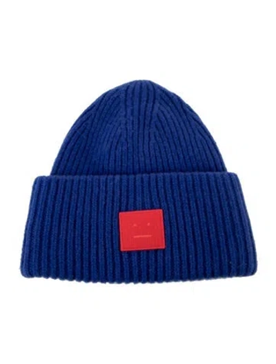 Pre-owned Acne Studios Knitted Hat In Blue