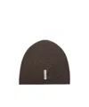 Acne Studios Knitted Hat In Brown