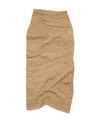 Acne Studios Knitted Skirt In Nude