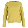 Acne Studios Knitted Sweater In Yellow Wool In Yellow